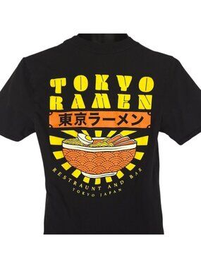 Tokyo Ramen T Shirt Mens Size Small Black Japan Japanese